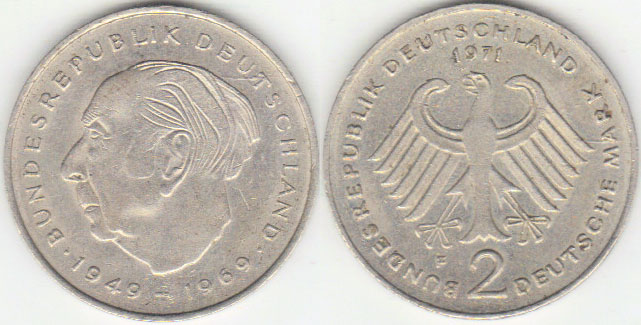 1971 F Germany 2 Mark A002601